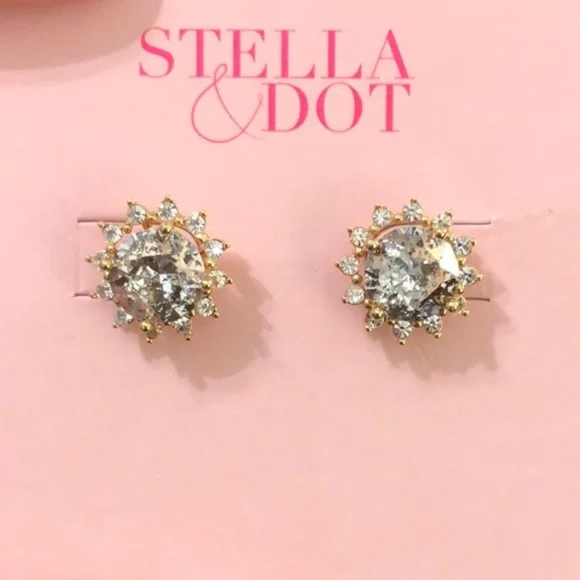 :: S&D Shimmering [V] 2-in-1 Halo Studs - Picture 2 of 4
